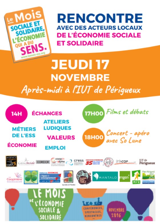 AFFICHE ECONOMIE SOCIALE ET SOLIDAIRE 2017