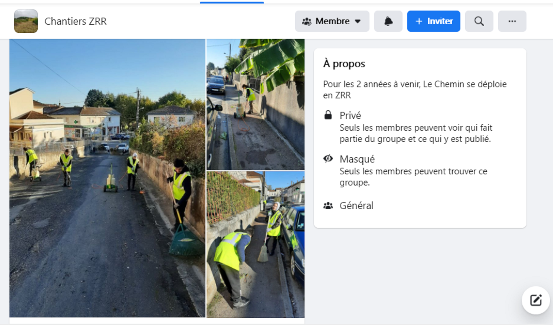 chantier Educatif à Mussidan Octobre 2021